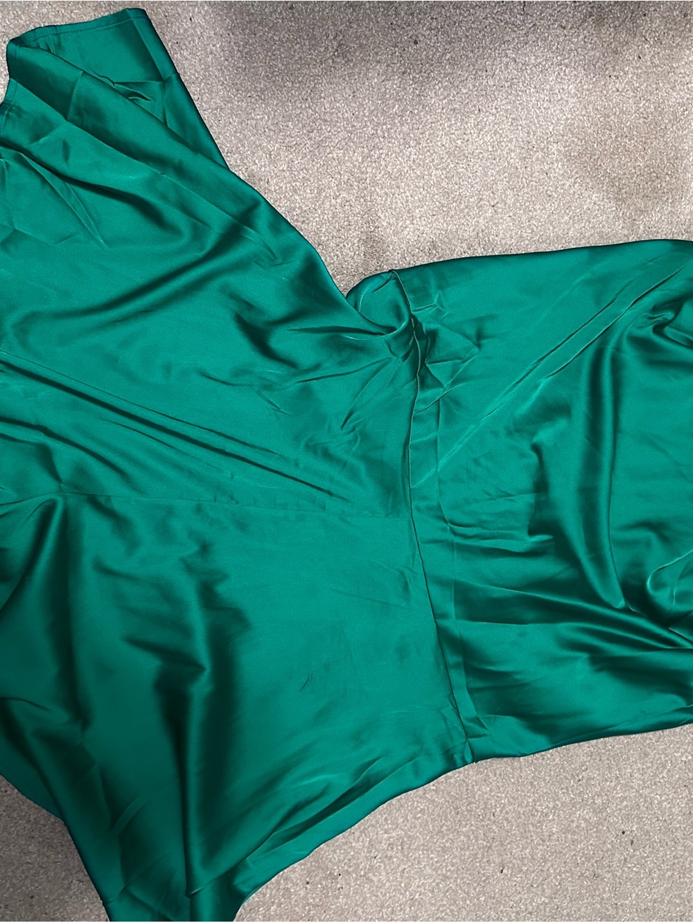 Green Satin Romper